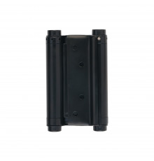 Пружинная Fuaro (Фуаро) двусторонняя (барная) петля DSH5 (125х86х1,5) INOX 201 BL черный (блистер)