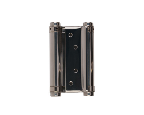Пружинная Fuaro (Фуаро) двусторонняя (барная) петля DSH5 (125х86х1,5) INOX 201 CP хром (блистер)