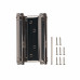Пружинная Fuaro (Фуаро) двусторонняя (барная) петля DSH5 (125х86х1,5) INOX 201 CP хром (блистер)