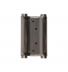Пружинная Fuaro (Фуаро) двусторонняя (барная) петля DSH5 (125х86х1,5) INOX 201 SN мат. никель (блистер)