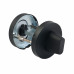 Ручка Fuaro (Фуаро) поворотная BK6.R.DSS201-02 INOX 201 BLACK (с индикатором)