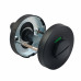 Ручка Fuaro (Фуаро) поворотная BK6.R.DSS201-02 INOX 201 BLACK (с индикатором)