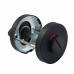 Ручка Fuaro (Фуаро) поворотная BK6.R.DSS201-02 INOX 201 BLACK (с индикатором)