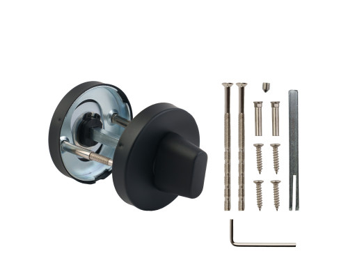 Ручка Fuaro (Фуаро) поворотная BK6.R.DSS201-02 INOX 201 BLACK (с индикатором)