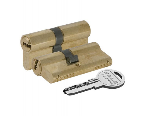 Цилиндровый Kale kilit (Кале килит) механизм 164 SN/90 (30+10+50) mm упк.БЛИСТЕР латунь 5 кл.
