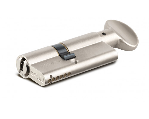 Цилиндровый механизм Kale kilit (Кале килит) с вертушкой 164 SM/68 (26+10+32) mm упк.БЛИСТЕР никель 5 кл.