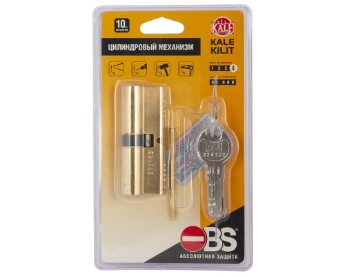 Цилиндровый Kale kilit (Кале килит) механизм 164 OBS SNE/68 (26+10+32) mm латунь 5 кл. new