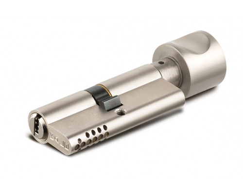 Цилиндровый механизм Kale kilit (Кале килит) с вертушкой 164 OBS SCE/80 (35+10+35) mm никель 5 кл. new