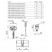 Цилиндровый механизм Mottura (Моттура) с вертушкой DPC1F5151 S3 (102 мм/46+10+46) САТИН.НИКЕЛЬ. 5+1 кл.