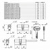Цилиндровый механизм Mottura (Моттура) под вертушку (дл. шток) CP4P663101C5 (97 мм/61+10+26) МАТ.НИКЕЛЬ