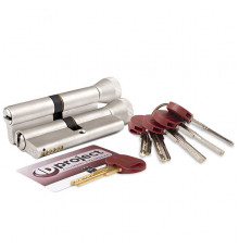 Цилиндровый механизм Mottura (Моттура) с вертушкой DPC1F3636 S3 (72 мм/31+10+31) САТИН.НИКЕЛЬ, 5+1 кл.