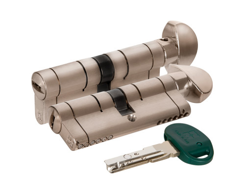 Цилиндровый механизм Mottura (Моттура) с вертушкой C31F364601RC5 (82 мм/31+10+41), МАТ.НИКЕЛЬ (верт. 99.506)