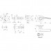 Ручка Punto (Пунто) защелка DK620 SN-BK (6020 SN-B) (фик.) мат. никель