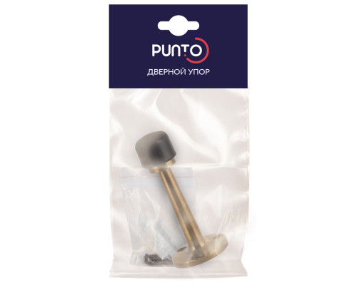Упор Punto (Пунто) дверной настенный DFIX/W80 (DS PW-80) ABG-6 бронза