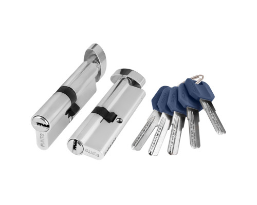 Цилиндровый Punto (Пунто) механизм (Z402/70) Z4002Knob70(30+10+30) с вертушкой CP хром