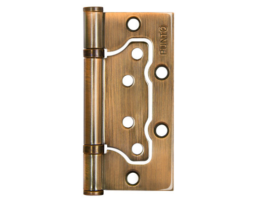 Петля Punto (Пунто) универсальная без врезки IN4200W CFB (200-2B 100x2,5) кофе глянец