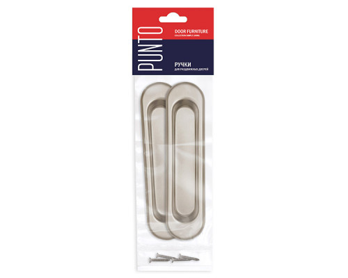 Ручка Punto (Пунто) для раздвижных дверей SH.SL152.010 (Soft LINE SL-010) SN матовый никель