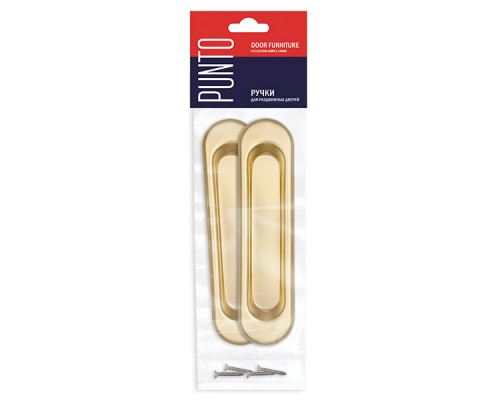 Ручка Punto (Пунто) для раздвижных дверей SH.SL152.010 (Soft LINE SL-010) SG матовое золото