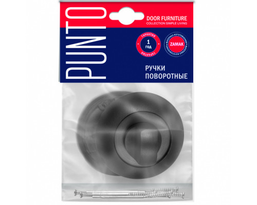 Ручка Punto (Пунто) поворотная BK6.R.ZR54 (BK6 ZR) BL-24 черный