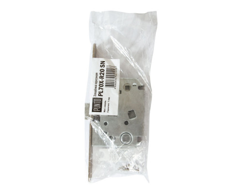 Защелка Punto (Пунто) PLASTPL70X-R20 (PL70X-R20 SN) (врезная) SN мат. никель упаковка