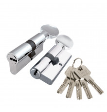 Цилиндровый Punto (Пунто) механизм Z3002Knob90(40+10+40) с вертушкой CP хром 