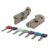 Цилиндровый Punto (Пунто) механизм MaxPro7002Knob110mm(55+10+45) SN никель 7key с вертушкой