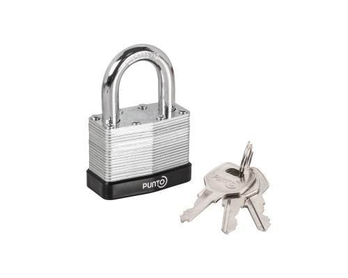 Замок Punto (Пунто) навесной PK-6550 3 key англ.