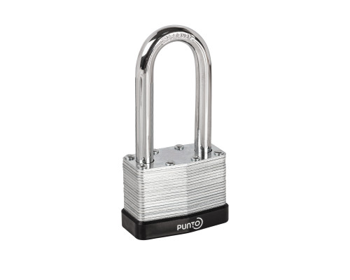 Замок Punto (Пунто) навесной PK-6550L 3 key англ. длиная дужка
