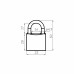 Замок Punto (Пунто) навесной PK-0132 3 key англ.ключ.