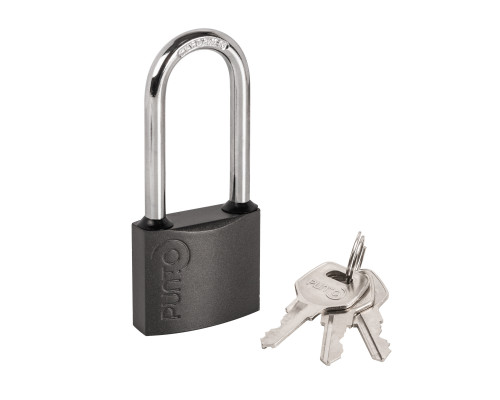 Замок Punto (Пунто) навесной PK-0150 L 3 key англ.ключ.