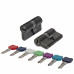 Цилиндровый Punto (Пунто) механизм MaxPro7000Key 52mm (21+10+21) BL черный 7key