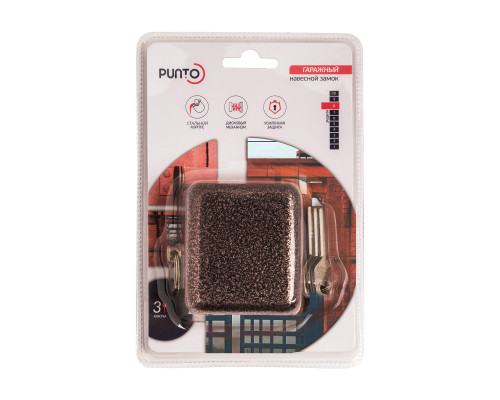 Замок Punto (Пунто) навесной PK-14100 STAL