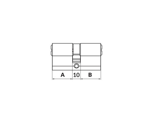 Цилиндровый Punto (Пунто) механизм MaxPro7000Key 52mm (21+10+21) GR графит 7key