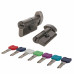 Цилиндровый Punto (Пунто) механизм MaxPro7002Knob52mm(21+10+21) GR графит 7key с вертушкой