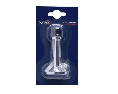 Упор Punto (Пунто) дверной настенный LM DFIX/W80 CP-8 хром