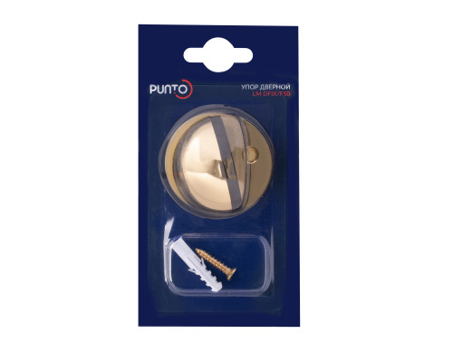 Упор Punto (Пунто) дверной напольный LM DFIX/F50 GP-5 золото