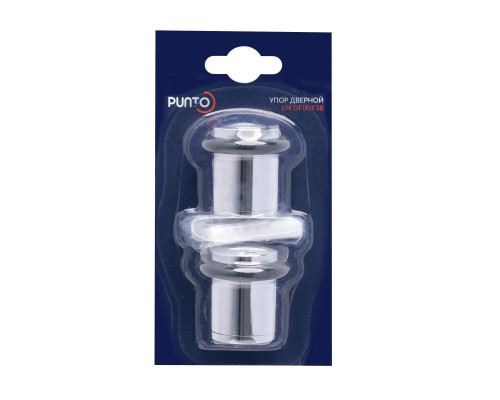 Упор Punto (Пунто) дверной напольный LM DFIX/F38 CP-8 хром (2 шт.)