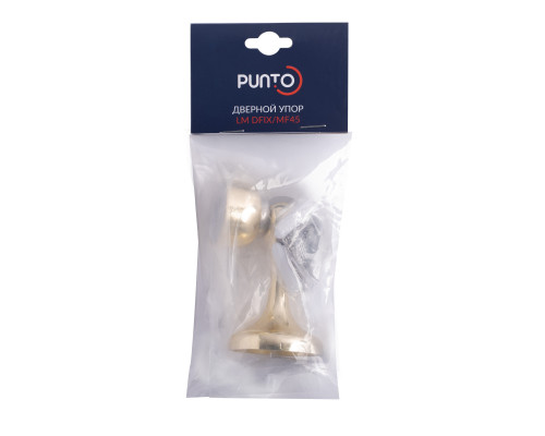 Упор Punto (Пунто) дверной напольный LM DFIX/MF45 GP-5 золото