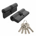 Цилиндровый Punto (Пунто) механизм Z3000Key70(30+10+30) BL черный