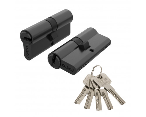 Цилиндровый Punto (Пунто) механизм Z3000Key80(30+10+40) BL черный