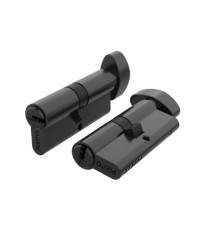 Цилиндровый Punto (Пунто) механизм Z3002Knob90(40+10+40) с вертушкой BL черный