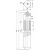 Петля приварная D32x180SM с масленкой