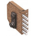 Замок Elbor (Эльбор) накладной сувальдный с задвижкой Базальт 1.05.61.МА (медный антик), 5 кл. /13919/