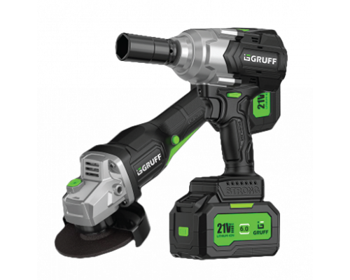 Набор 2 в 1 GRUFF гайковерт + УШМ GF 450-125