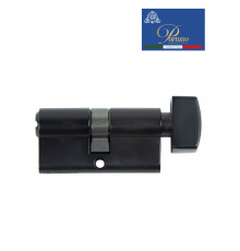 Цилиндровый механизм PORTUNO. Арт.CS60.03, 60м. (30+30), Цвет, Чёрный. ключ-вертушка