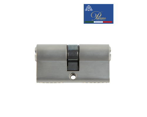 Цилиндровый механизм PORTUNO. Арт.CD60.14, 60м. (30+30), Цвет, Матовый никель. ключ-ключ