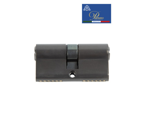 Цилиндровый механизм PORTUNO. Арт.CD60.05, 60м. (30+30), Цвет, Матовый графит. ключ-ключ