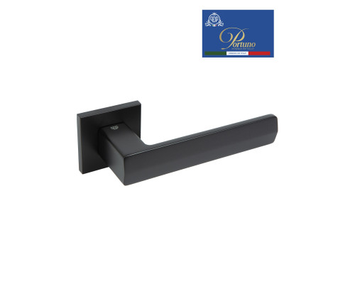 Дверная ручка на розетке Portuno Alba 221.03 Чёрный