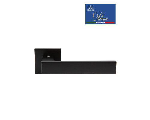 Дверная ручка на розетке Portuno Alice 219.03 Черный