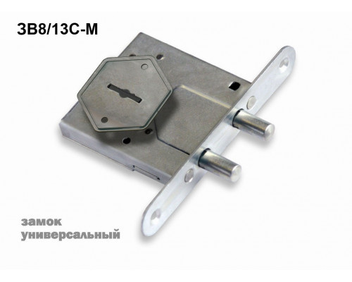 Замок Sam (Сам) врезной сувальдный ЗВ8/13С-М, 3 кл. /76610/